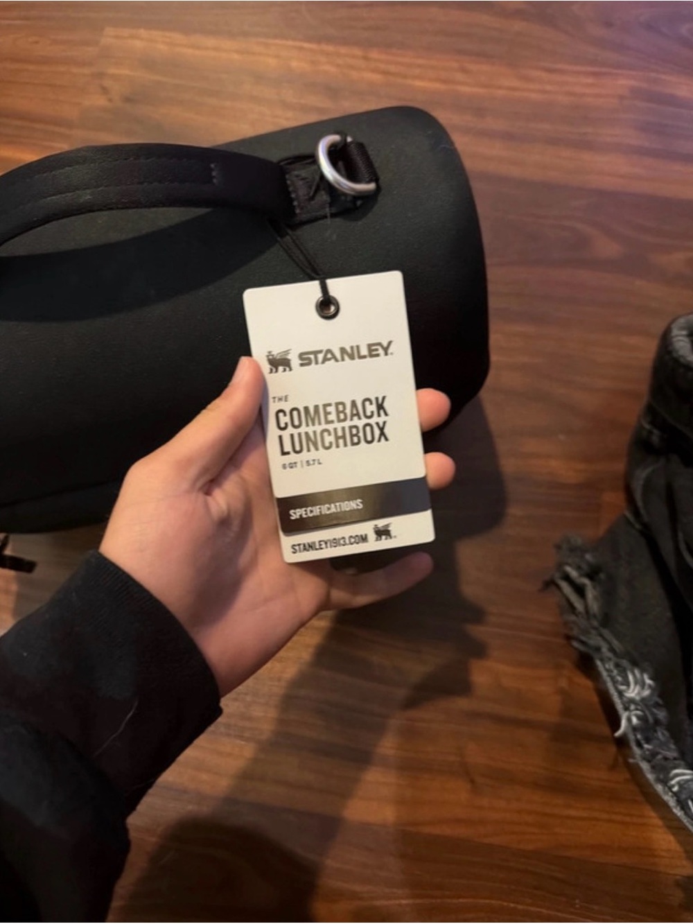 Stanley Black Comeback Lunchbox Carry Case - Picture 2 of 4